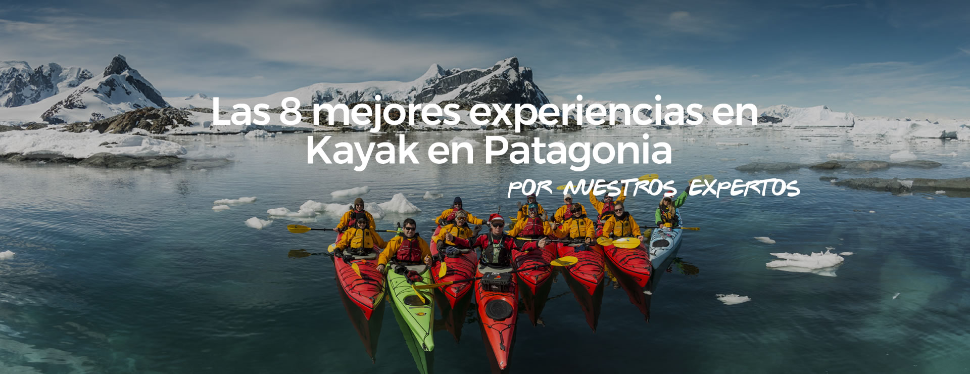 América del Sur está llena de lugares donde se puede admirar la belleza de la naturaleza remando; aquí está nuestra selección de las mejores experiencias que sugerimos para hacer kayak en la Patagonia, ya sea Argentina o Chile.