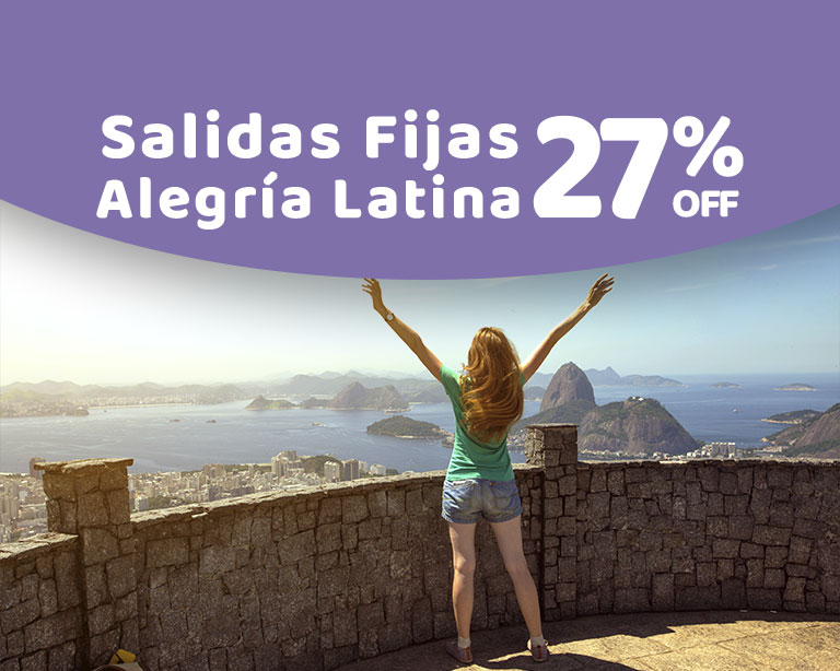 Alegría Latina - Promoción 27% Off!