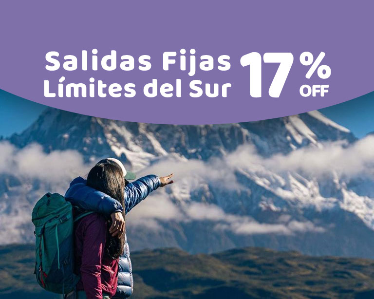 ¡Oferta especial: 17% OFF!
13 Días / 12 Noches
Chile & Argentina
Naturaleza | Aventura
Inmersión cultural